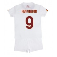 AS Roma Tammy Abraham #9 Fußballbekleidung Auswärtstrikot Kinder 2022-23 Kurzarm (+ kurze hosen)